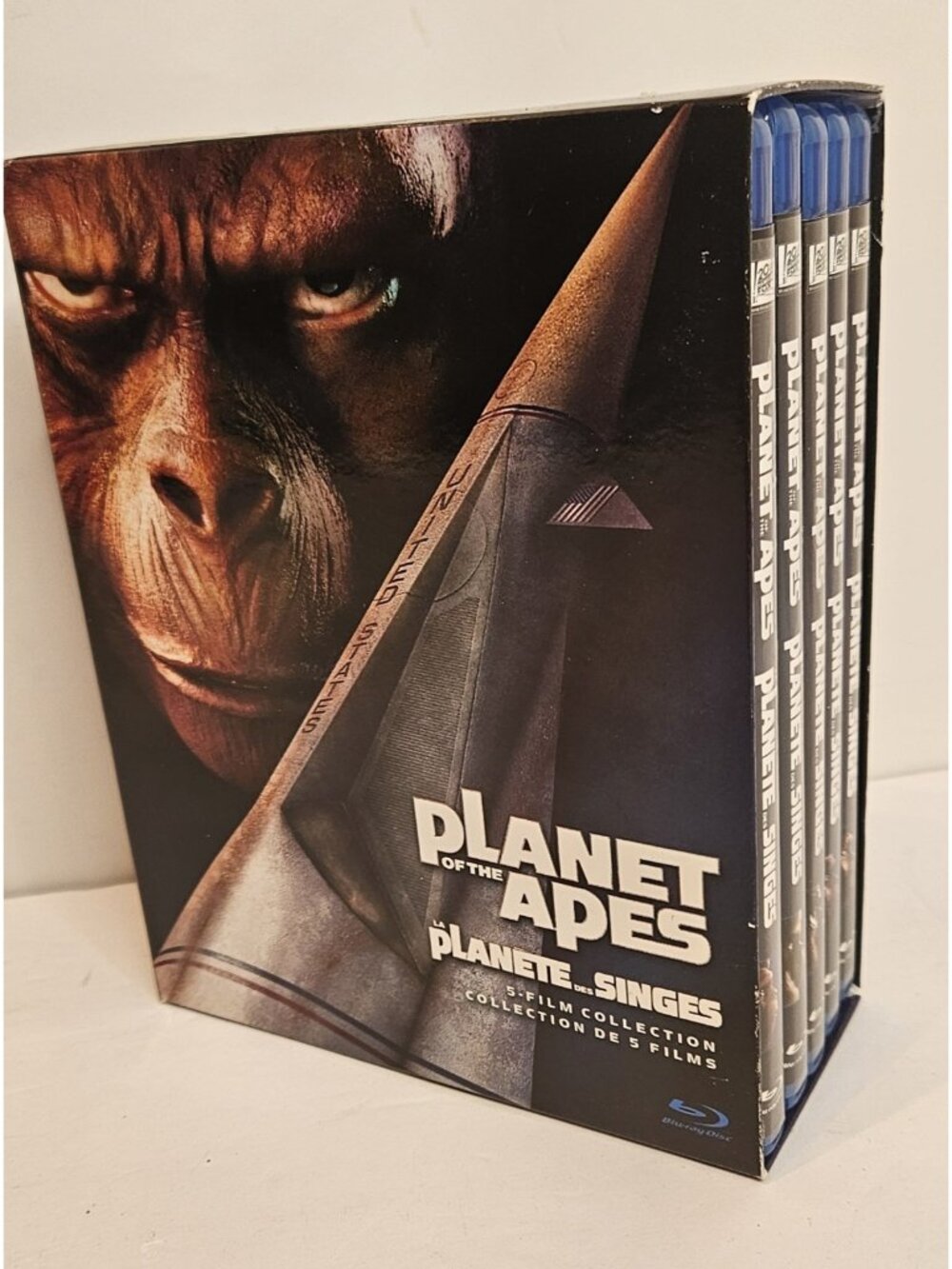 Planet of the Apes : 5-Film Collection (Blu-ray 2012 5-Disc Set) Great Discs OOP